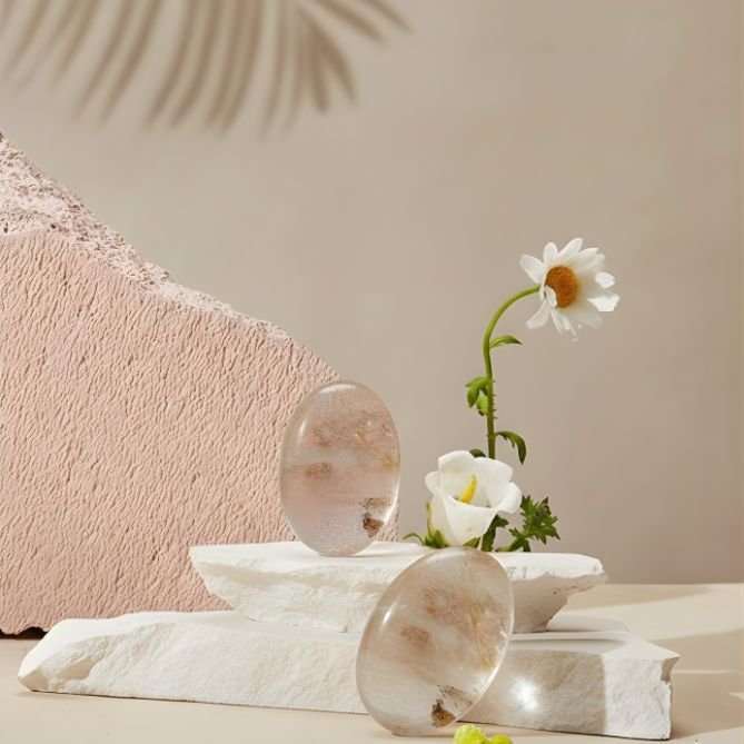 Clear Quartz Palmstone